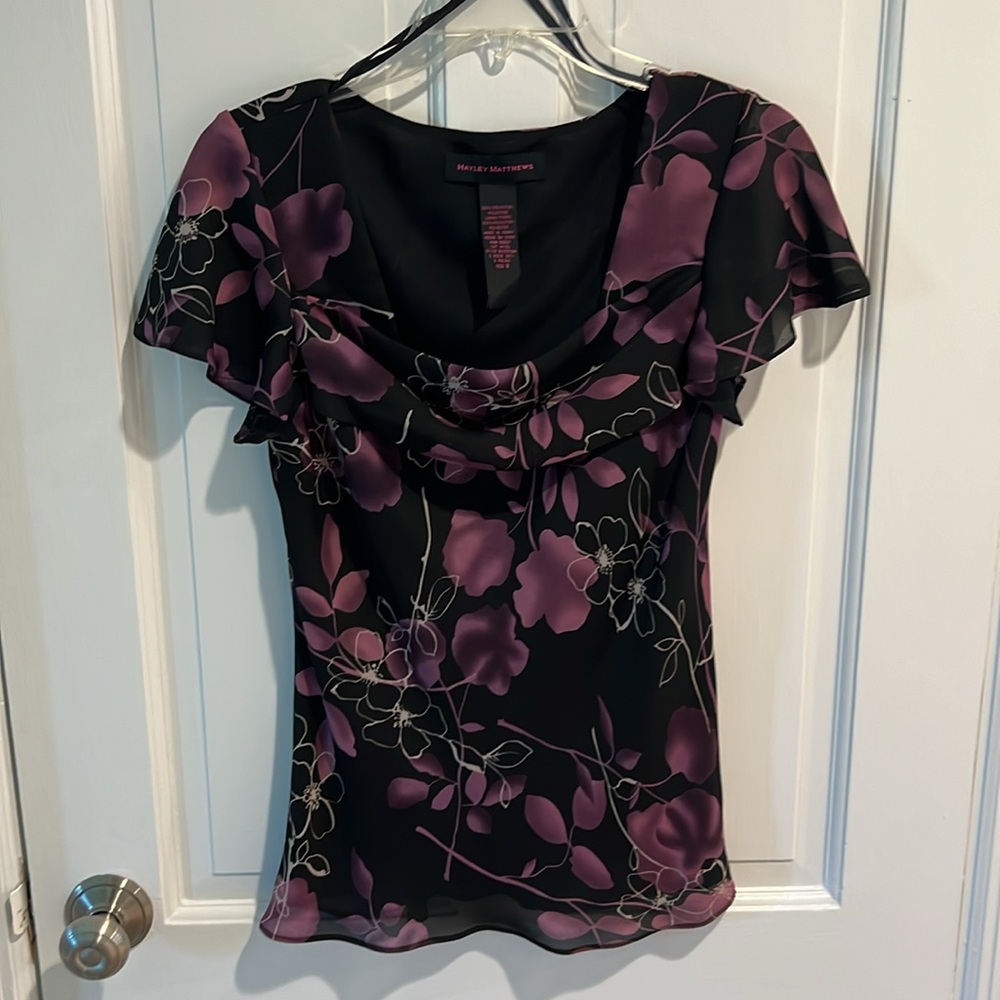 Hayley Matthews Floral Skirt and Top - Picture 6 of 10